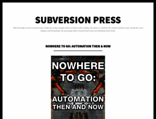 subversionpress.wordpress.com screenshot