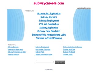 subwaycareers.com screenshot