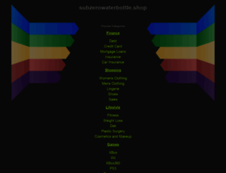 subzerowaterbottle.shop screenshot