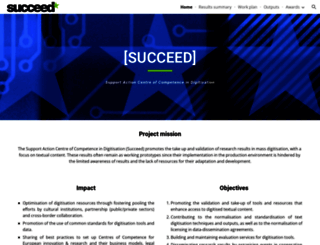 succeed-project.eu screenshot