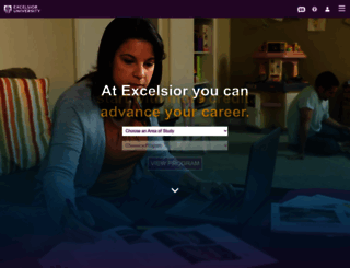 success.excelsior.edu screenshot