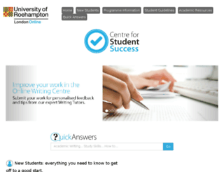 success.roehampton-online.com screenshot