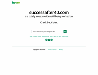 successafter40.com screenshot