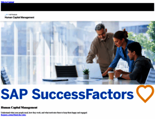 successfactors.eu screenshot