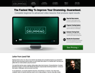 successfuldrumming.com screenshot