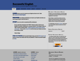 successfulenglish.com screenshot