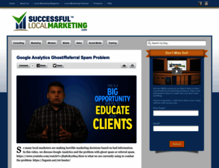 successfullocalmarketing.com screenshot