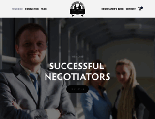successfulnegotiators.com screenshot