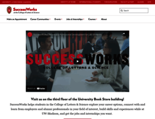 successworks.wisc.edu screenshot