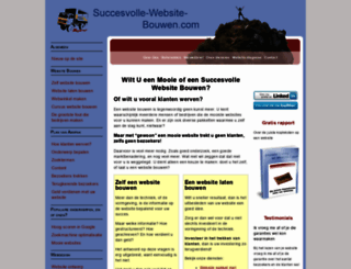 succesvolle-website-bouwen.com screenshot