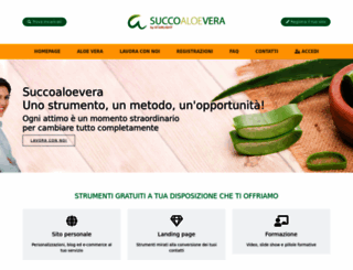 succoaloevera.it screenshot