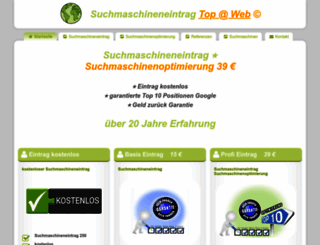 suchmaschinen-eintragen.de screenshot