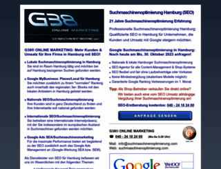 suchmaschinenoptimierung-hh.de screenshot
