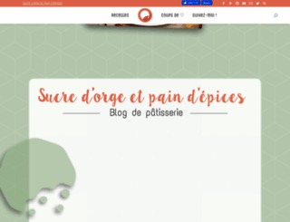 sucredorgeetpaindepices.fr screenshot