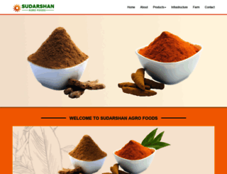 sudarshanagrofoods.com screenshot