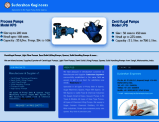 sudarshanpumps.com screenshot