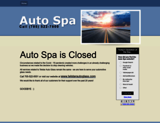 sudburyautospa.com screenshot