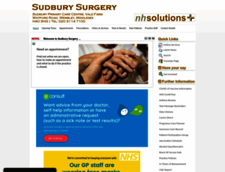 sudburysurgery.co.uk screenshot