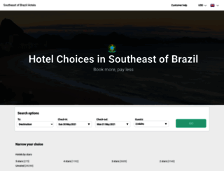 sudeste-do-brasil-hoteis.com screenshot