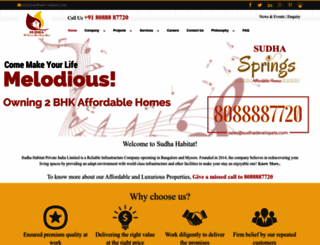 sudhadevelopers.com screenshot