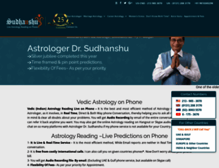 sudhanshu.com screenshot
