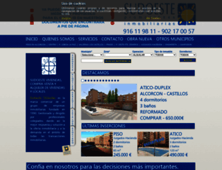 sudoesteviviendas.com screenshot