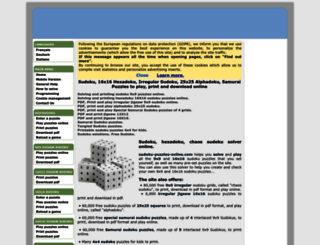 sudoku-puzzles-online.com screenshot