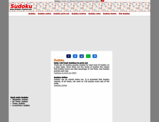 sudoku-topical.com screenshot