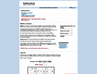 sudoku.nom.es screenshot