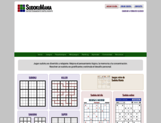 sudokumania.com.ar screenshot