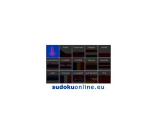 sudokuonline.eu screenshot