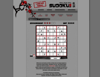 sudokus.de screenshot