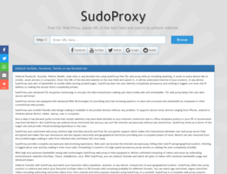 sudoproxy.com screenshot