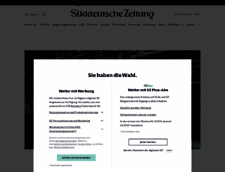 sueddeutsche-zeitung.de screenshot