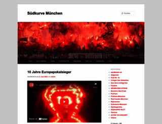 suedkurve-muenchen.org screenshot