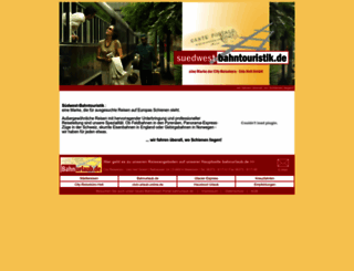 suedwest-bahntouristik.de screenshot