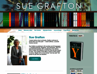 suegrafton.com screenshot