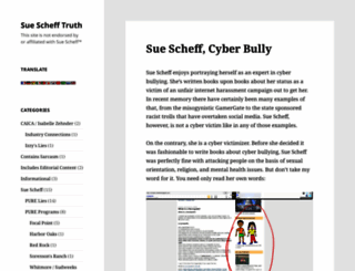 sueschefftruth.com screenshot