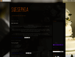 suesephia.blogspot.com screenshot