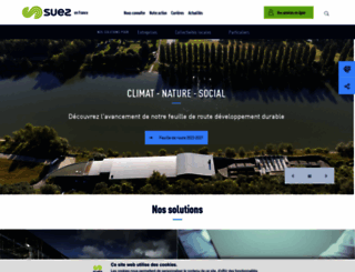 suez.fr screenshot