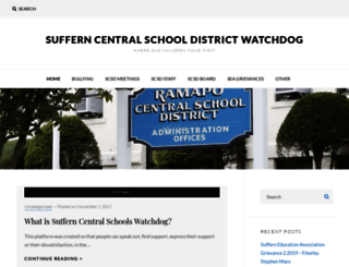 sufferncentralschoolswatchdog.com screenshot