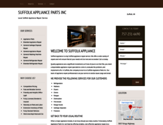 suffolkappliancerepairshop.com screenshot