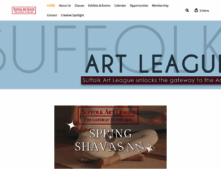 suffolkartleague.com screenshot