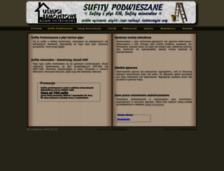 sufitypodwieszane.org.pl screenshot