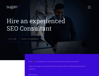 suganthan.com screenshot
