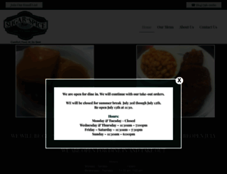 sugarandspicerestaurant.com screenshot