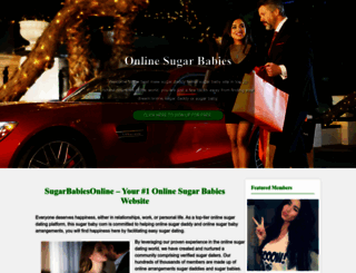 sugarbabiesonline.com screenshot