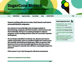 sugarconebiotech.com screenshot