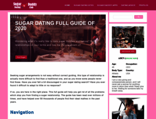 sugardaddydatingclub.com screenshot