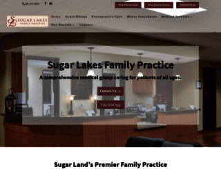 sugarlakesfamilypractice.com screenshot